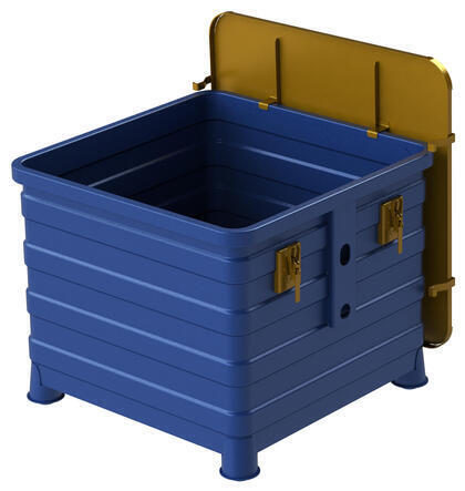Kansi lukolla, ripustimella ja kahvalla Storboxille 