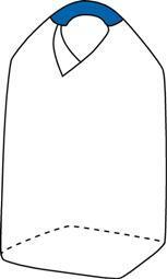 1-pistenostosäkki avoin yläosa, tasapohja 