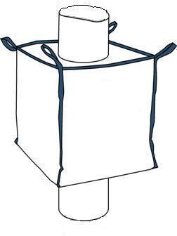 4-pistesäkki täyttö- ja tyhjennysventtiili 